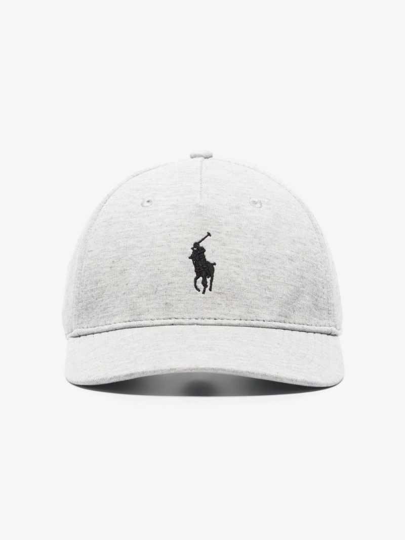 Grey Classic Polo Pony Cap