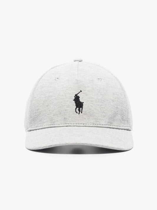 Grey Classic Polo Pony Cap
