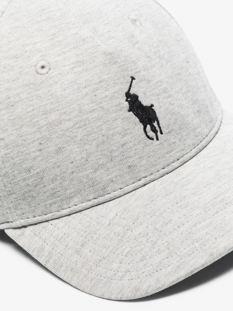 Grey Classic Polo Pony Cap