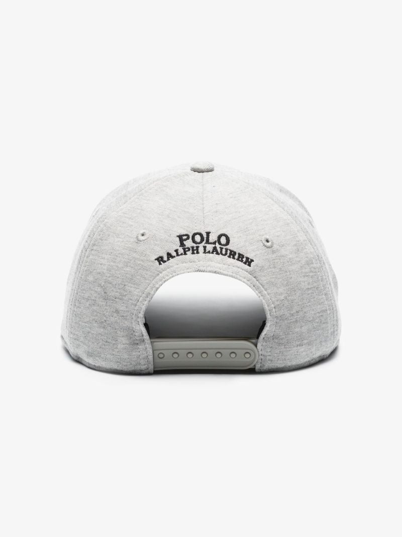 Grey Classic Polo Pony Cap