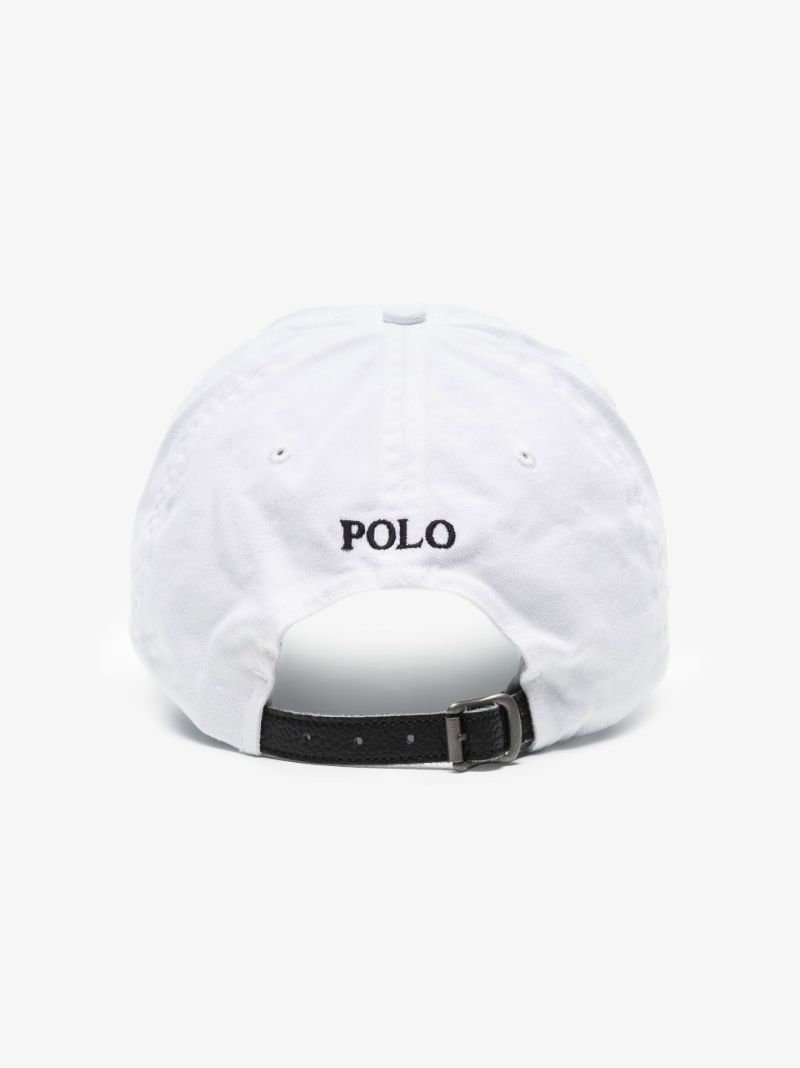 White Big Pony Chino Cotton Cap