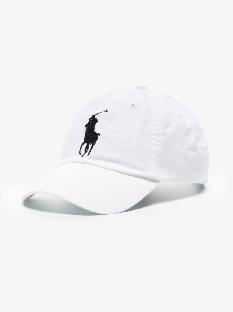 White Big Pony Chino Cotton Cap