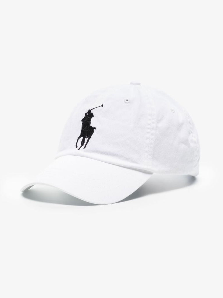 White Big Pony Chino Cotton Cap