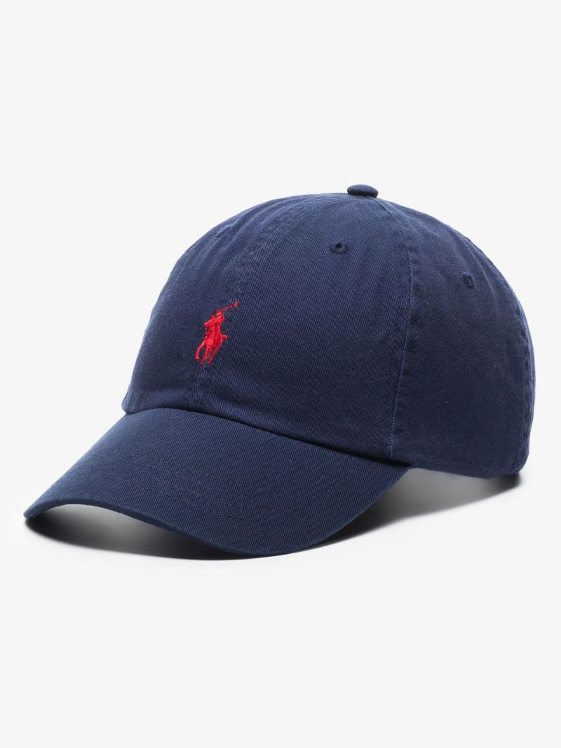 Blue Classic Polo Pony Cap