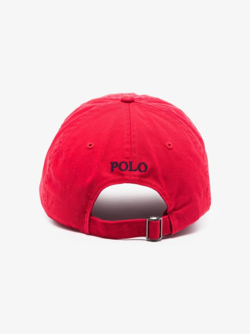 Red Classic Polo Pony Cap