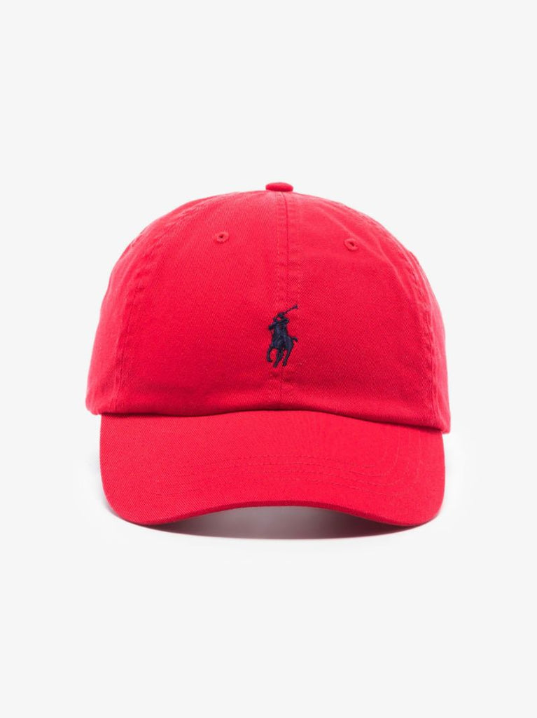 Red Classic Polo Pony Cap