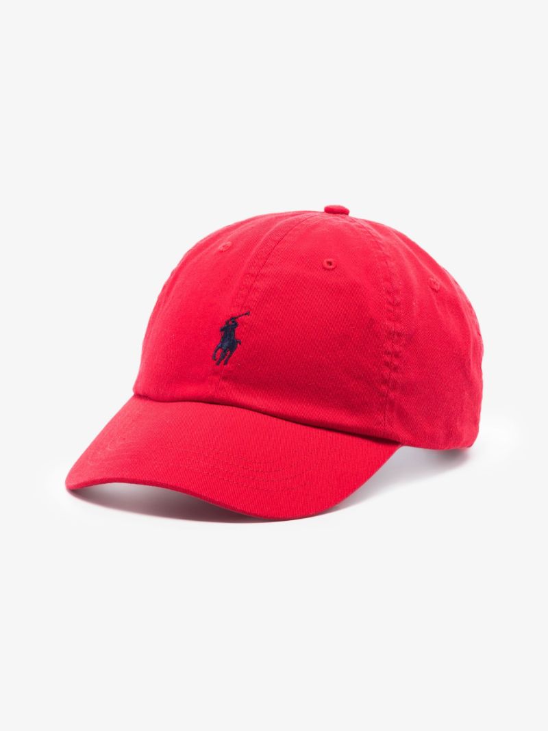 Red Classic Polo Pony Cap
