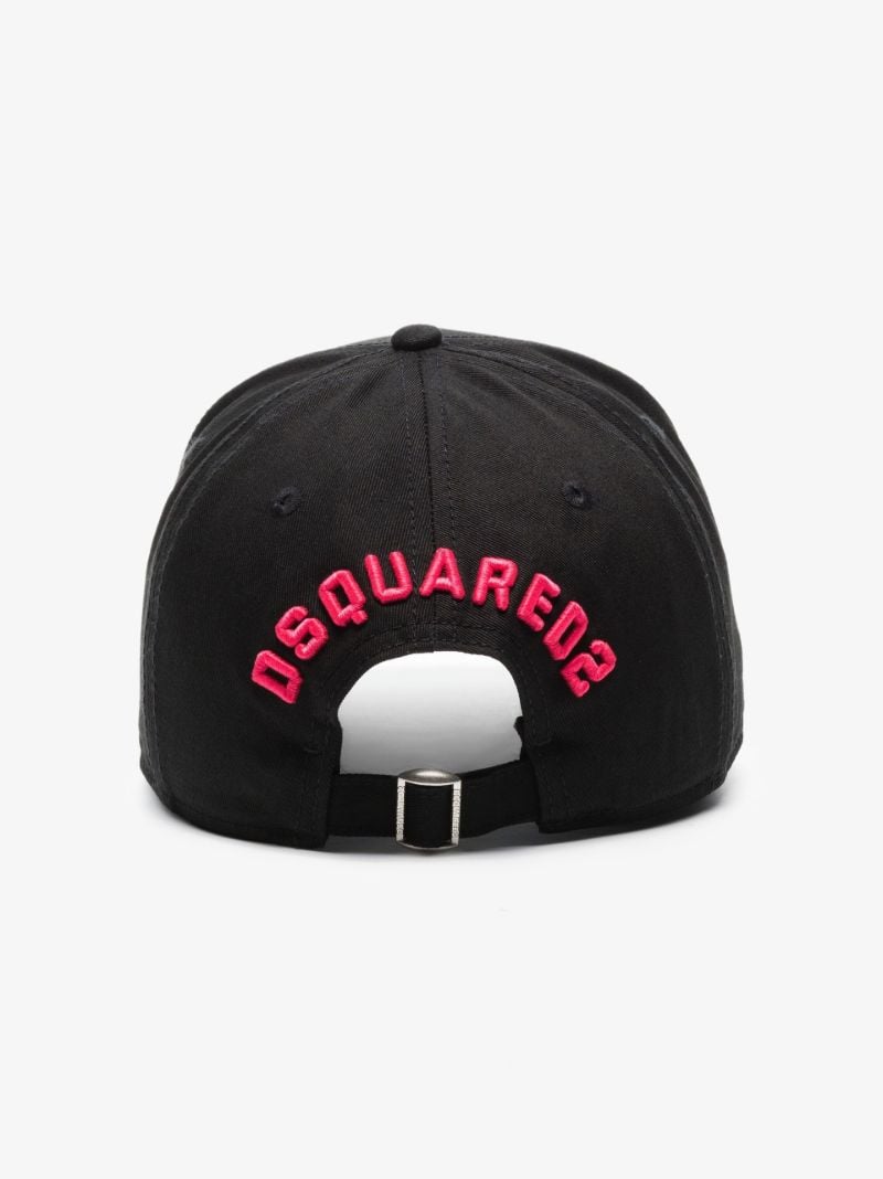 Black Icon Logo Baseball Cap
