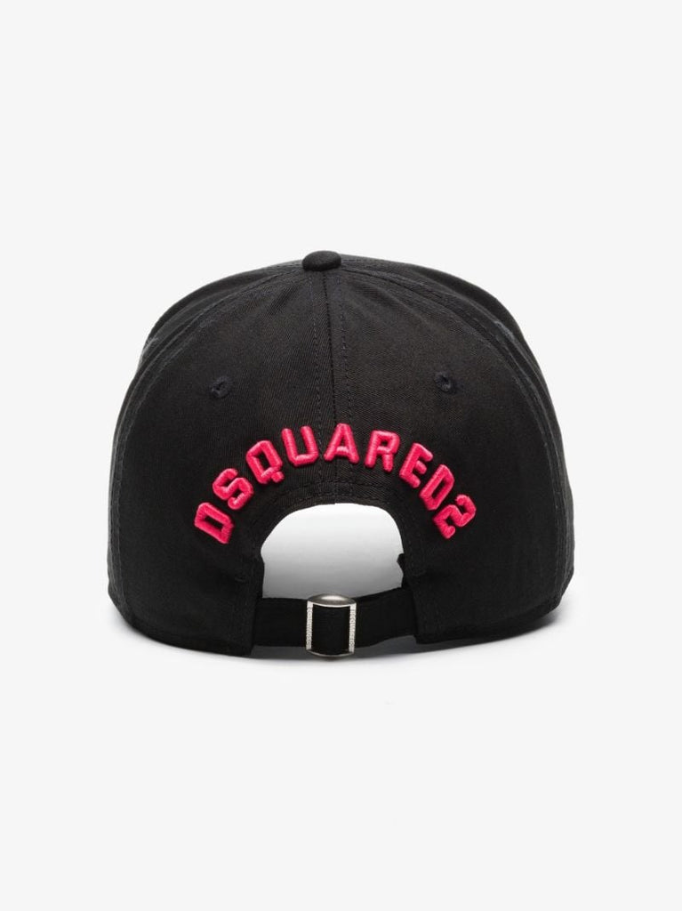 Black Icon Logo Baseball Cap