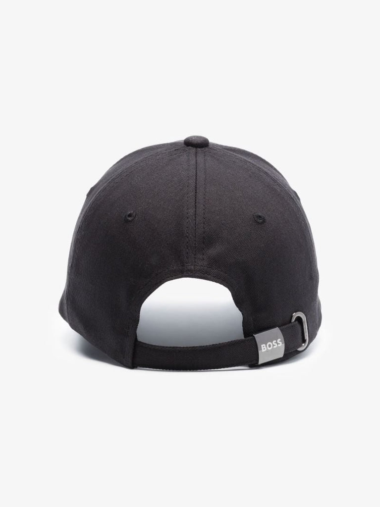 Black Logo Cotton Baseball Cap