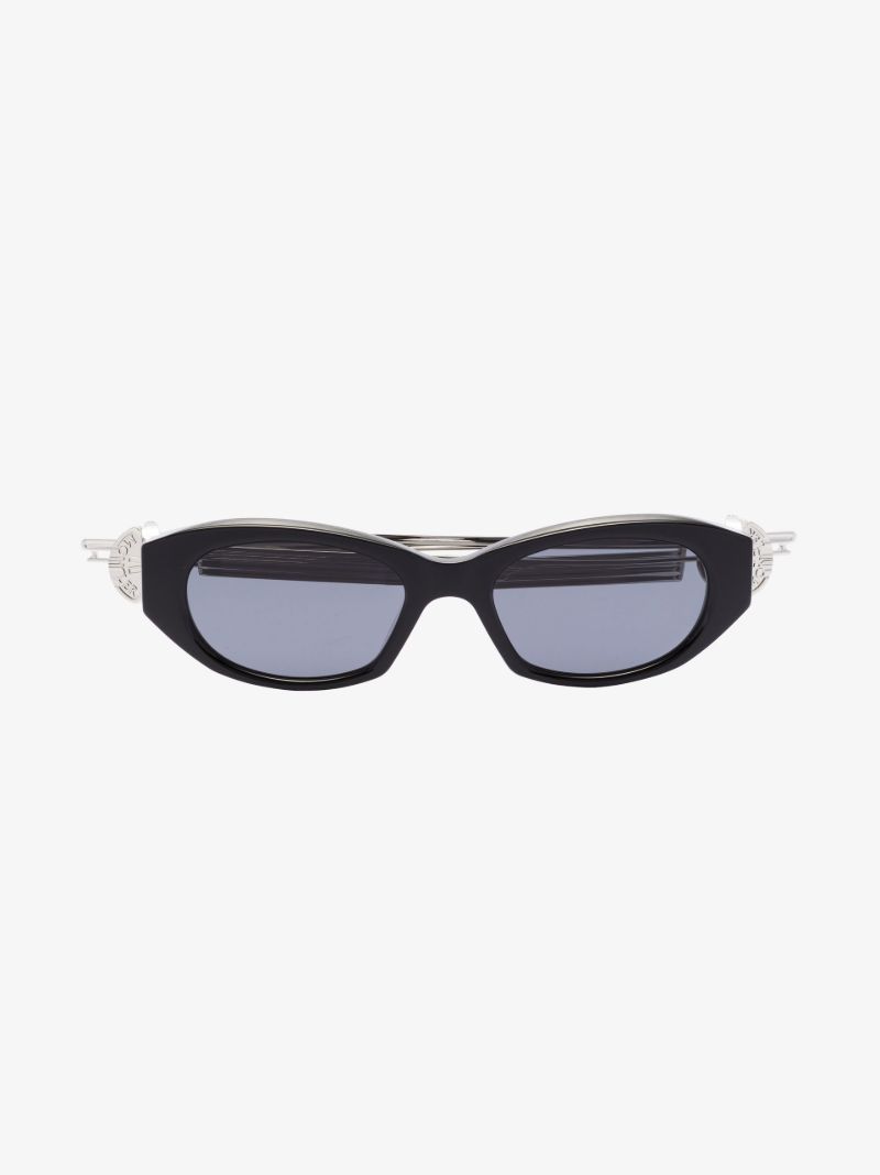 X Gentle Monster Black Oval Sunglasses
