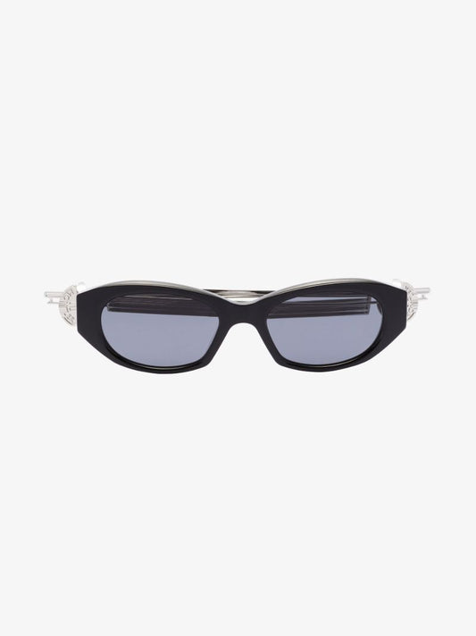 X Gentle Monster Black Oval Sunglasses