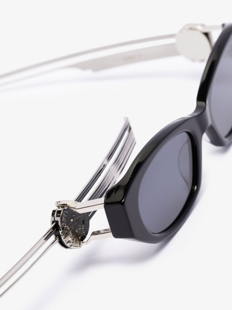 X Gentle Monster Black Oval Sunglasses