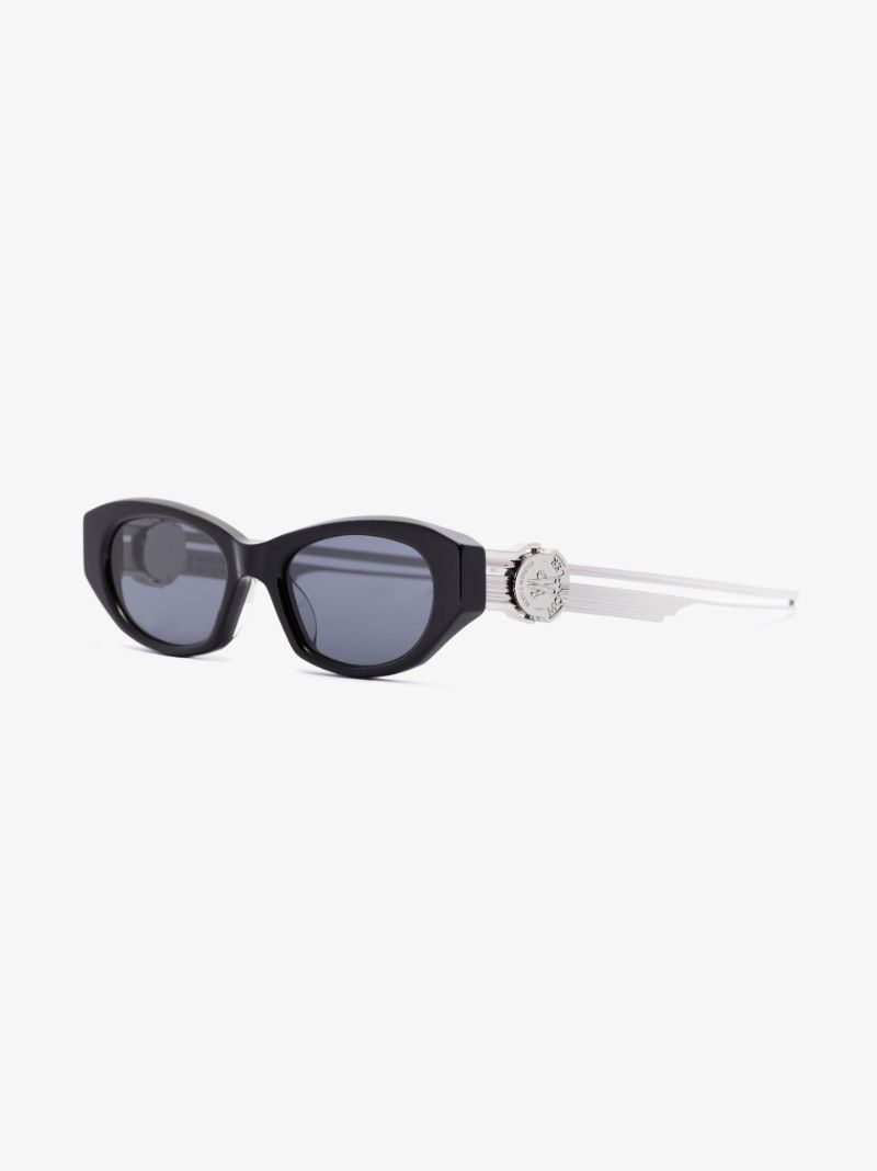 X Gentle Monster Black Oval Sunglasses