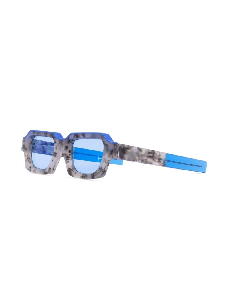 X Retrosuperfuture Blue Caro Square Sunglasses