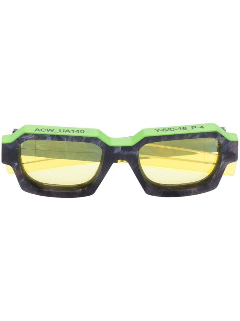 X Retrosuperfuture Grey Caro Square Sunglasses