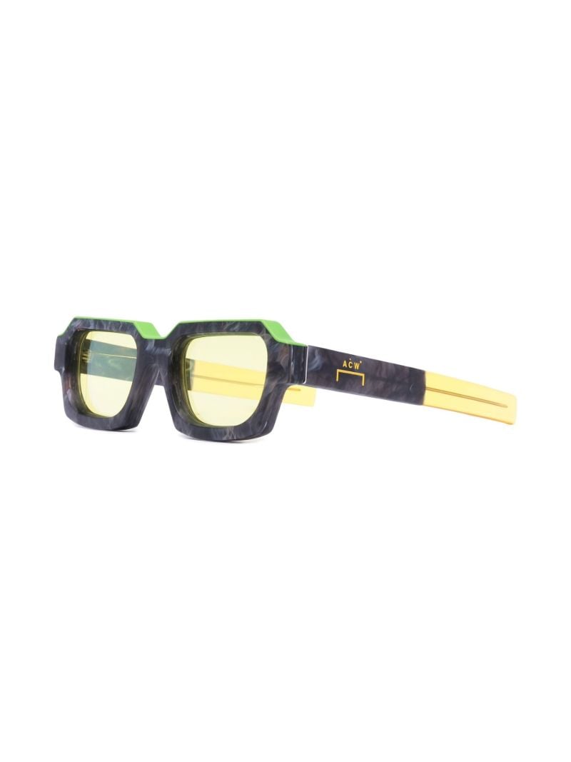 X Retrosuperfuture Grey Caro Square Sunglasses