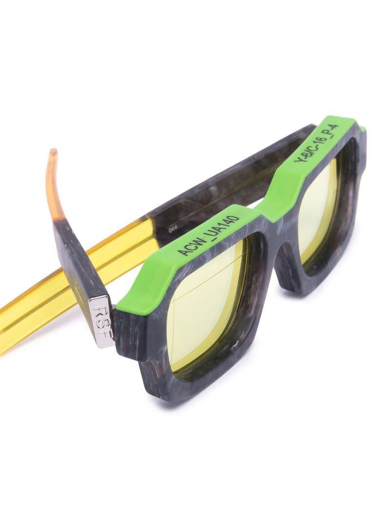 X Retrosuperfuture Grey Caro Square Sunglasses
