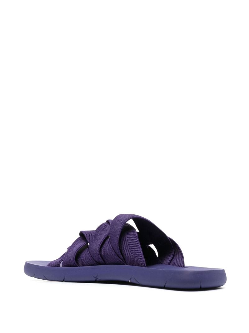 Purple Plat Intreccio Sandals