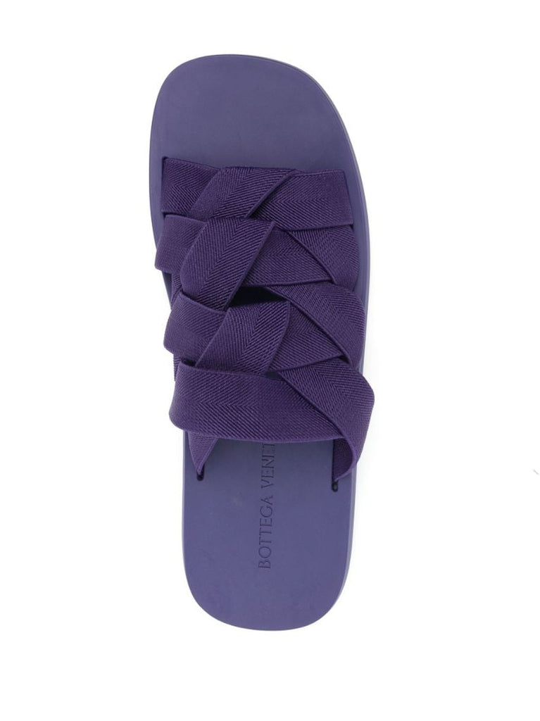 Purple Plat Intreccio Sandals