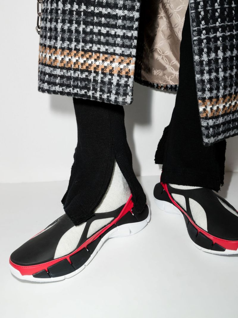 Black X Reebok Tier 1 Croafer Slip-on Sneakers