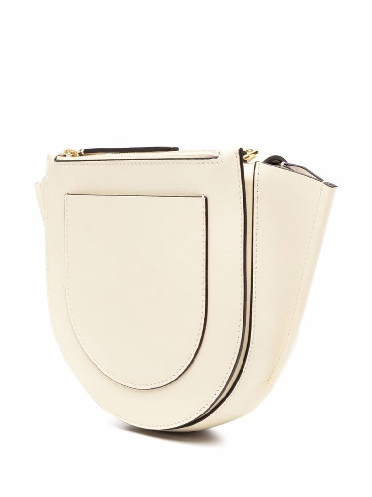Yellow Hortensia Mini Leather Tote Bag