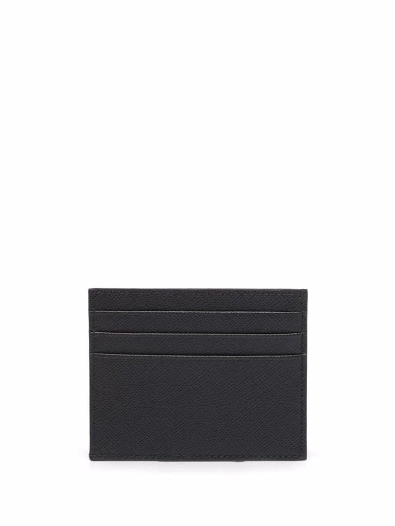 Black Saffiano Leather Card Holder
