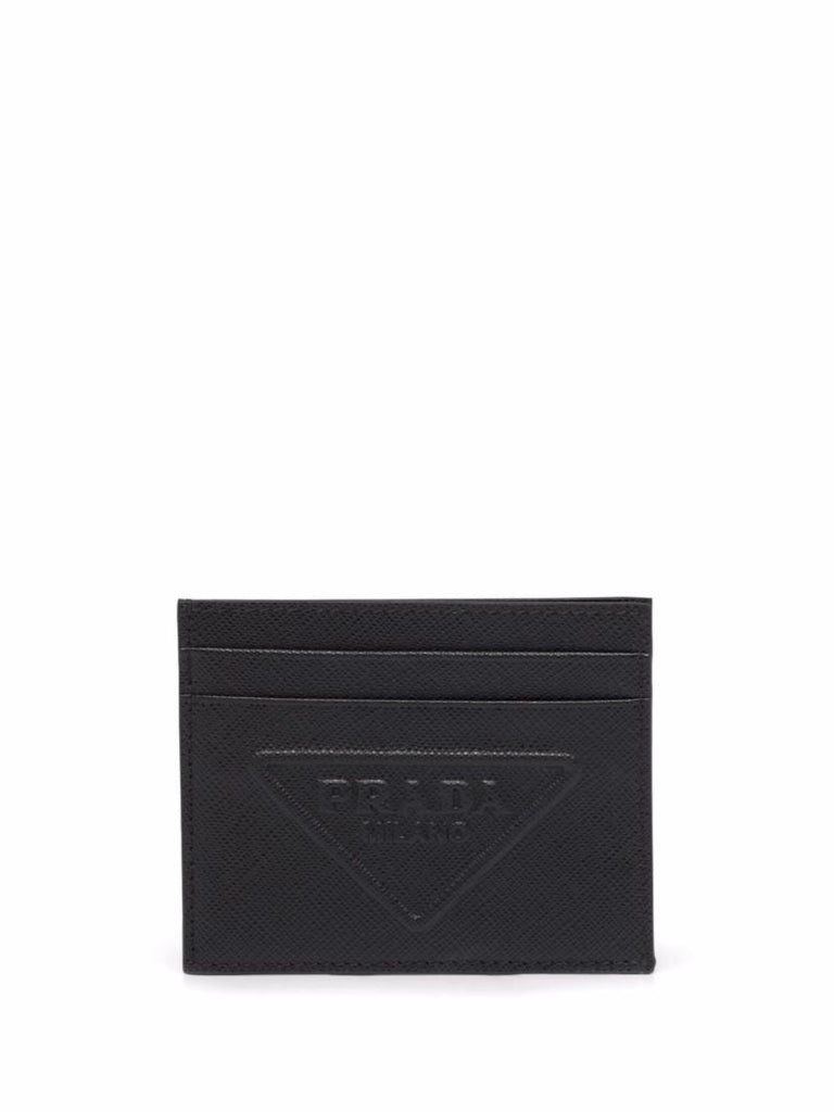 Black Saffiano Leather Card Holder