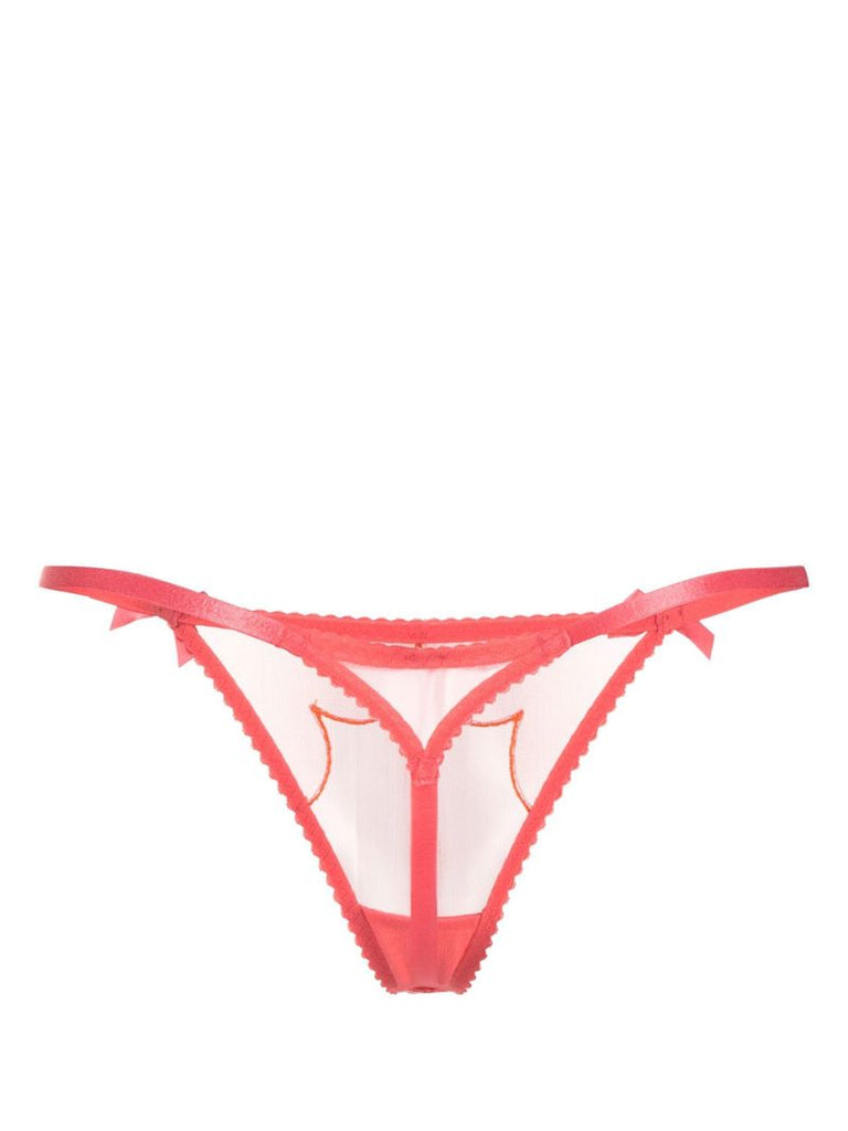 Orange Lorna Sheer Thong