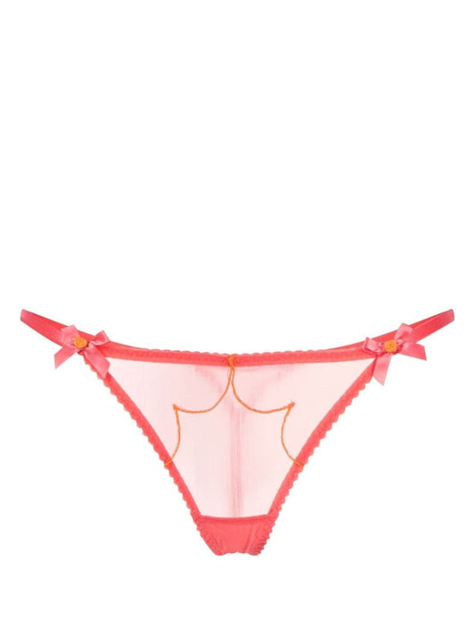Orange Lorna Sheer Thong