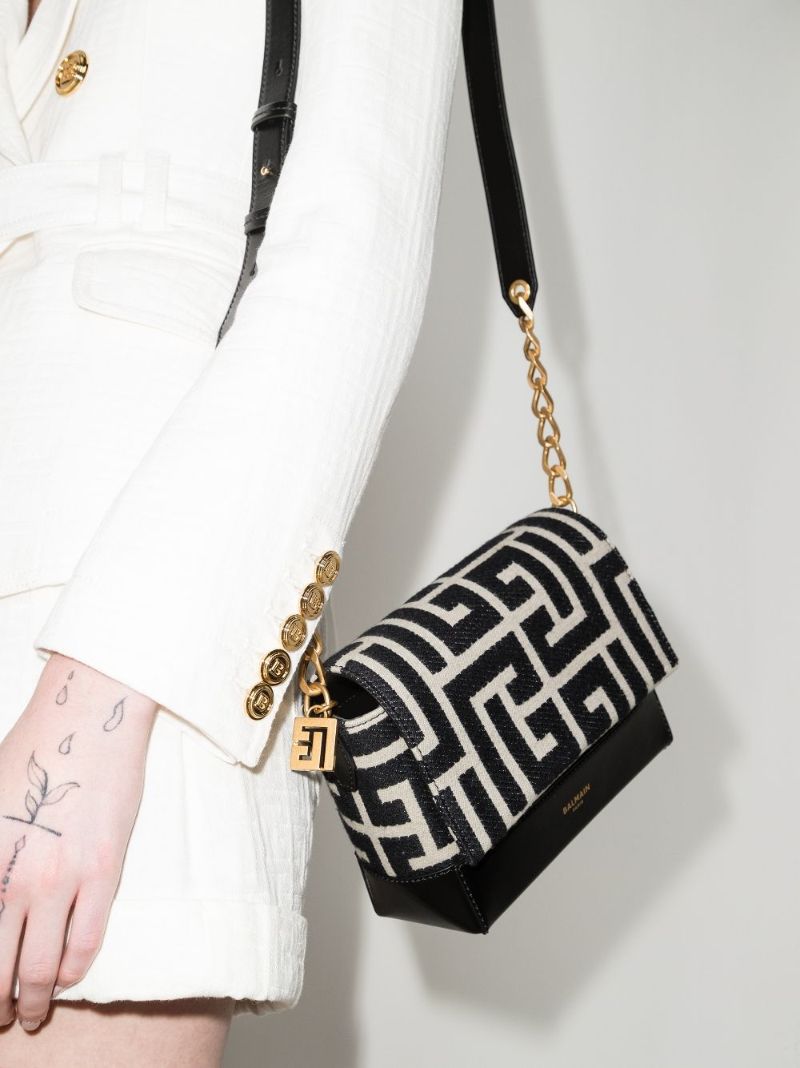 Black Monogram Shoulder Bag