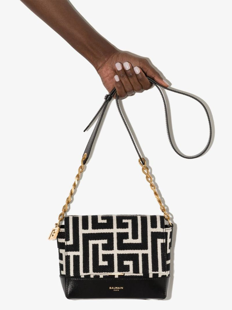 Black Monogram Shoulder Bag