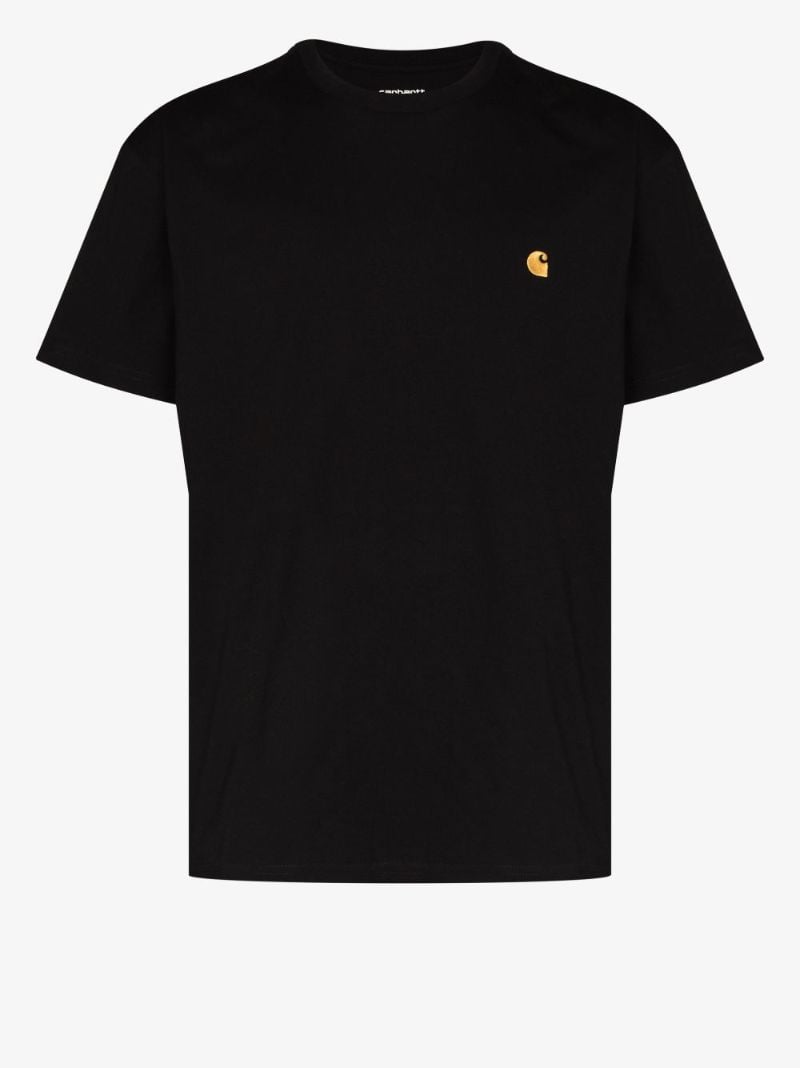 Chase Logo Embroidered Cotton T-shirt