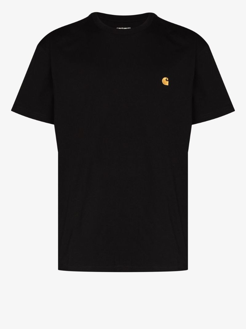 Chase Logo Embroidered Cotton T-shirt