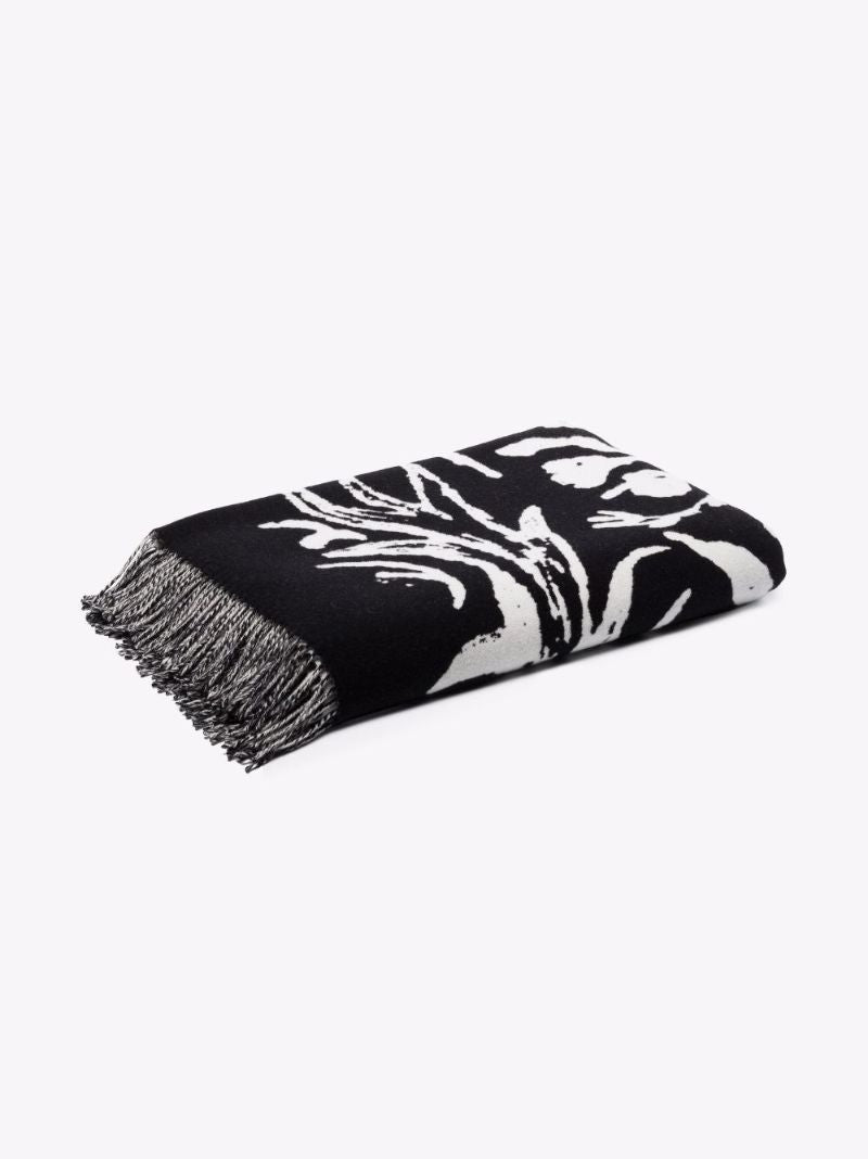 Black Blake Wool Blanket