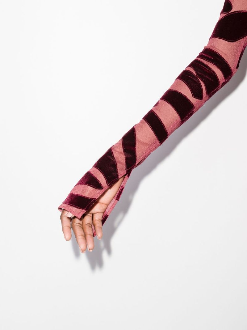 Tiger Print Sheer Jumpsuit