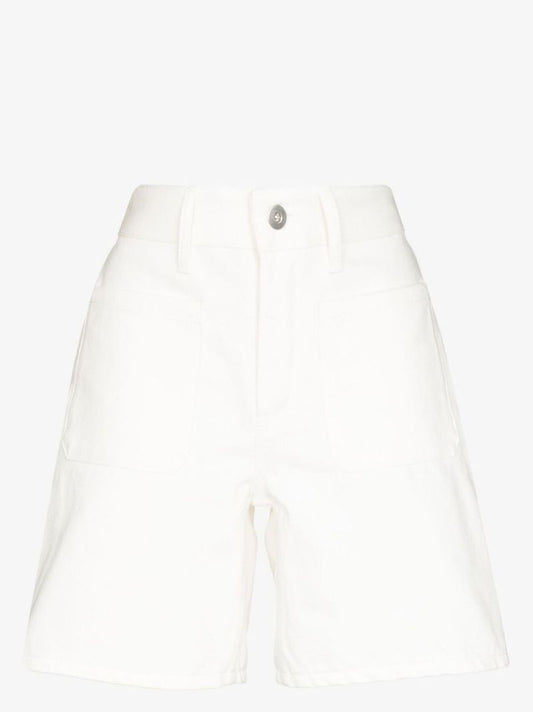 Cotton Denim Shorts