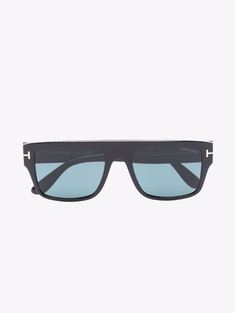 Black Dunning Rectangular Sunglasses