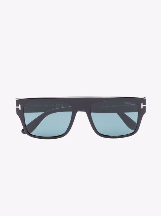 Black Dunning Rectangular Sunglasses