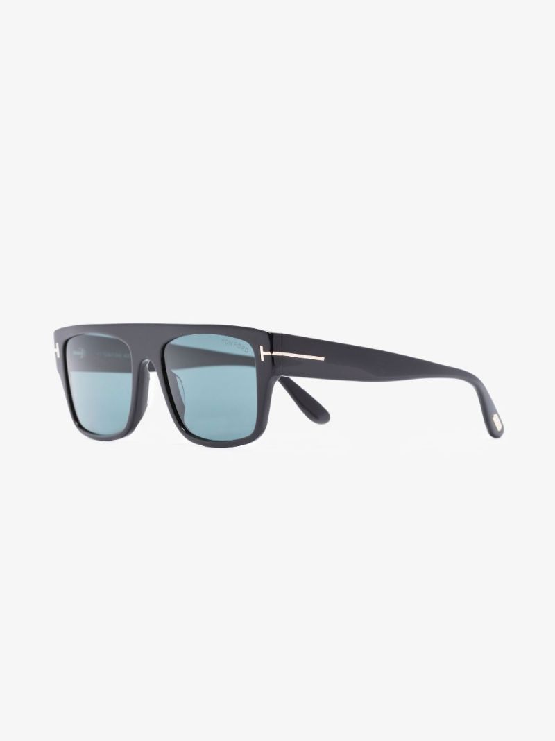 Black Dunning Rectangular Sunglasses