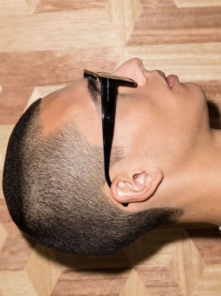 Black Dunning Rectangular Sunglasses