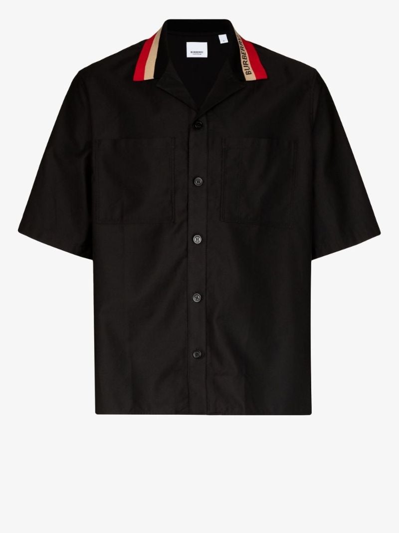 Rolston Logo Tape Cotton Shirt