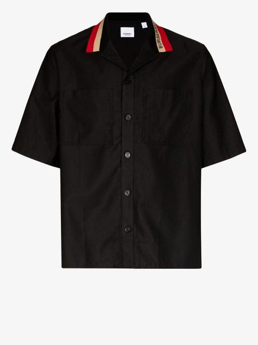 Rolston Logo Tape Cotton Shirt