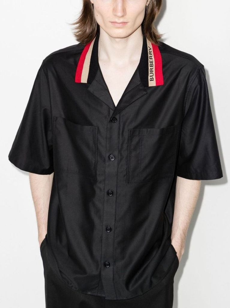 Rolston Logo Tape Cotton Shirt