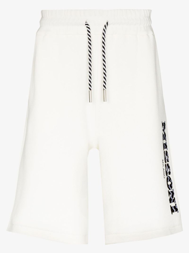 Logo Cotton Track Shorts