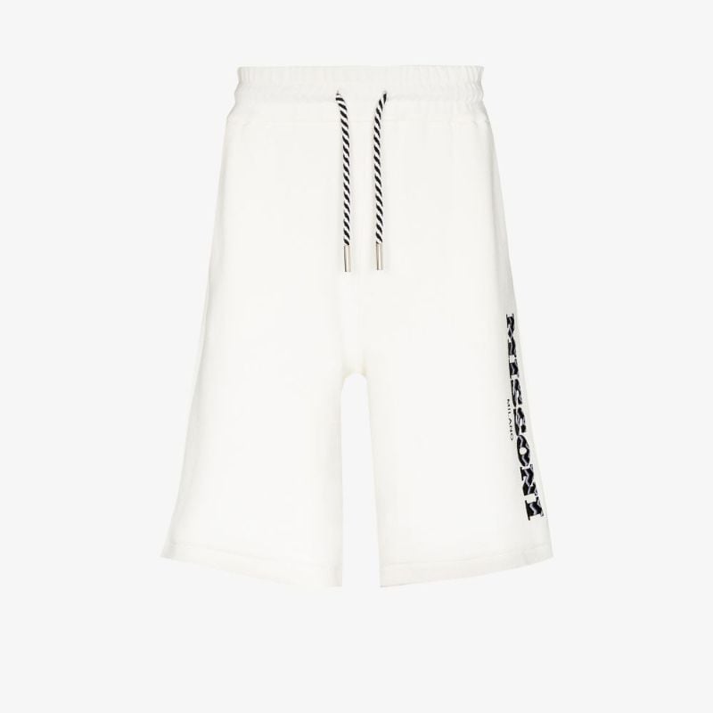 Logo Cotton Track Shorts