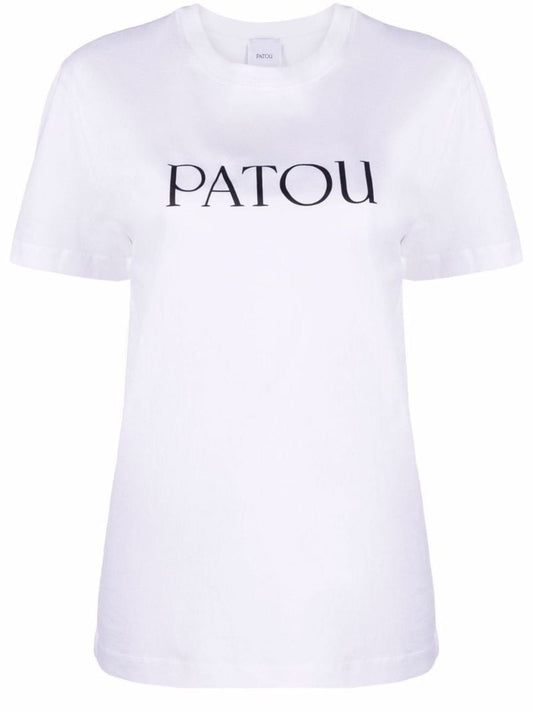 White Logo-print Cotton T-shirt