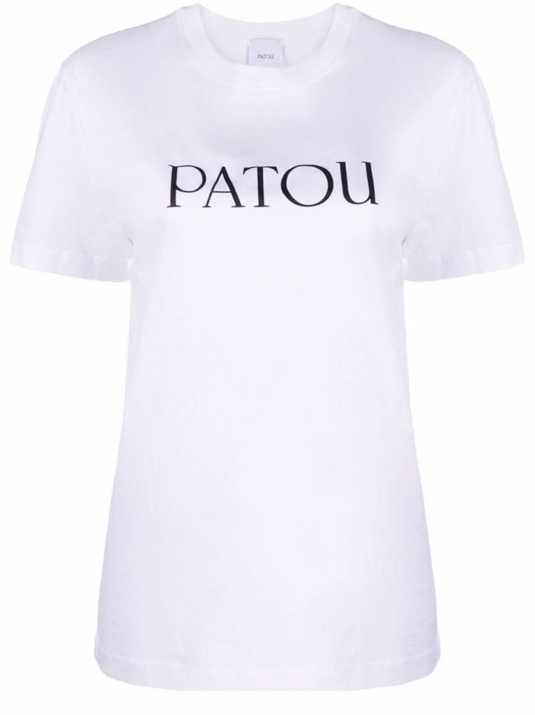 White Logo-print Cotton T-shirt