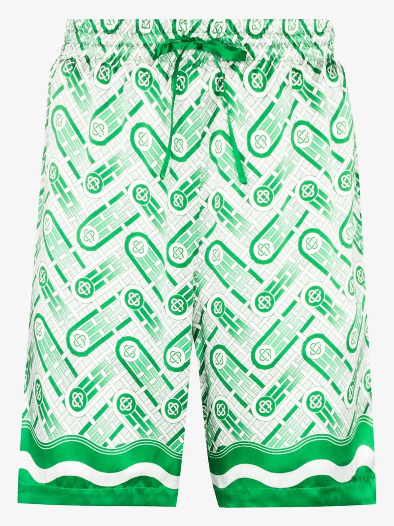 Table Tennis Monogram Silk Track Shorts