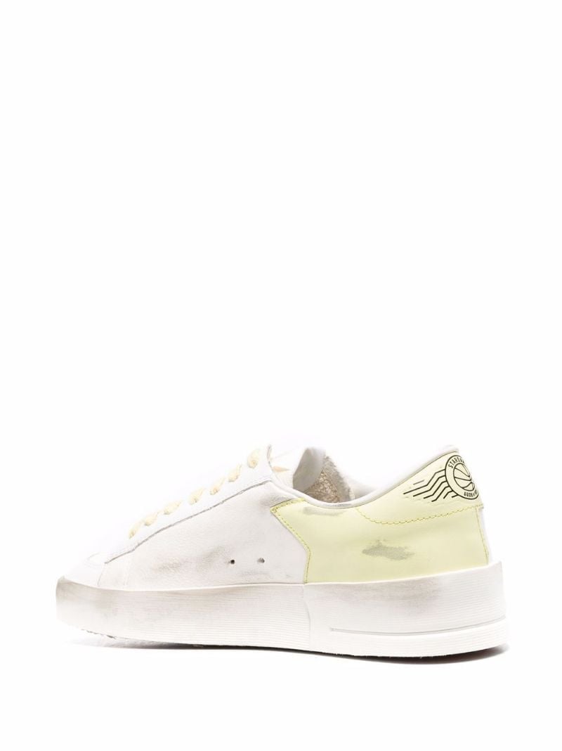 White Stardan Low-top Leather Sneakers